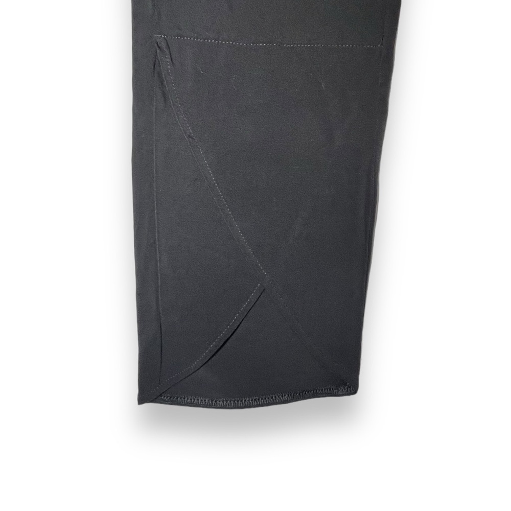 Chico’s Women’s Tulip Hem Pull On Stretch Pants Black Size 2 (12) - Picture 2 of 5
